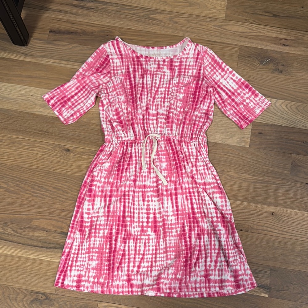 Pink Tie-Dye Kids Dress